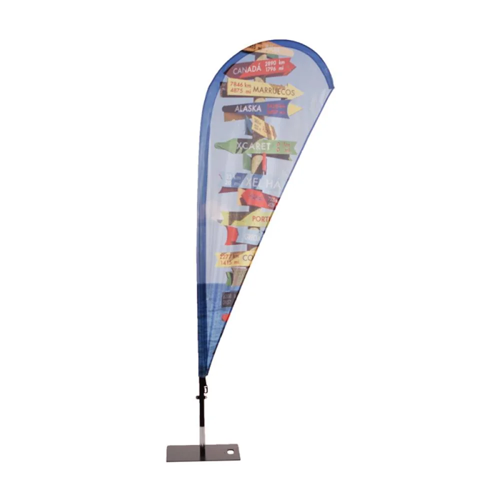 Beachflag Glasfaser Wind/TropfenForm Large