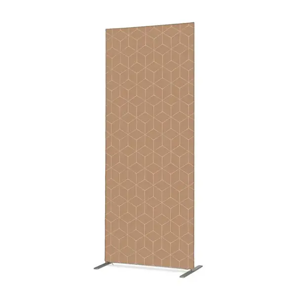 Textil Raumteiler Deko 85-200 Hexagon Beige