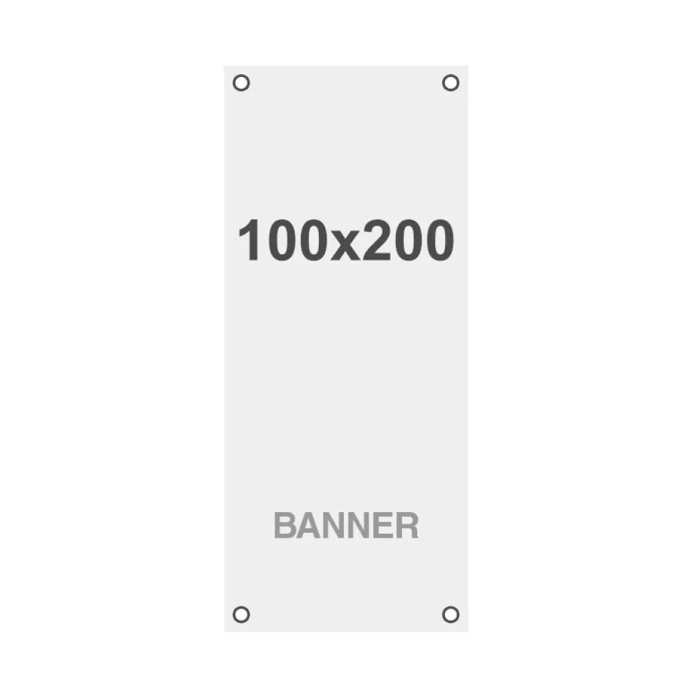 Latex Symbio frontlit 100x200cm matt 510g m2- 4x Lochhalterung