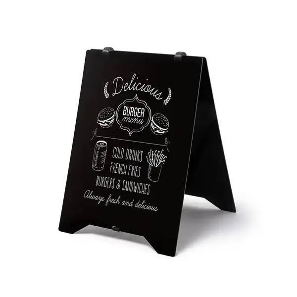 Kundenstopper Grab & Grip 50x70 Chalkboard BOND 3mm