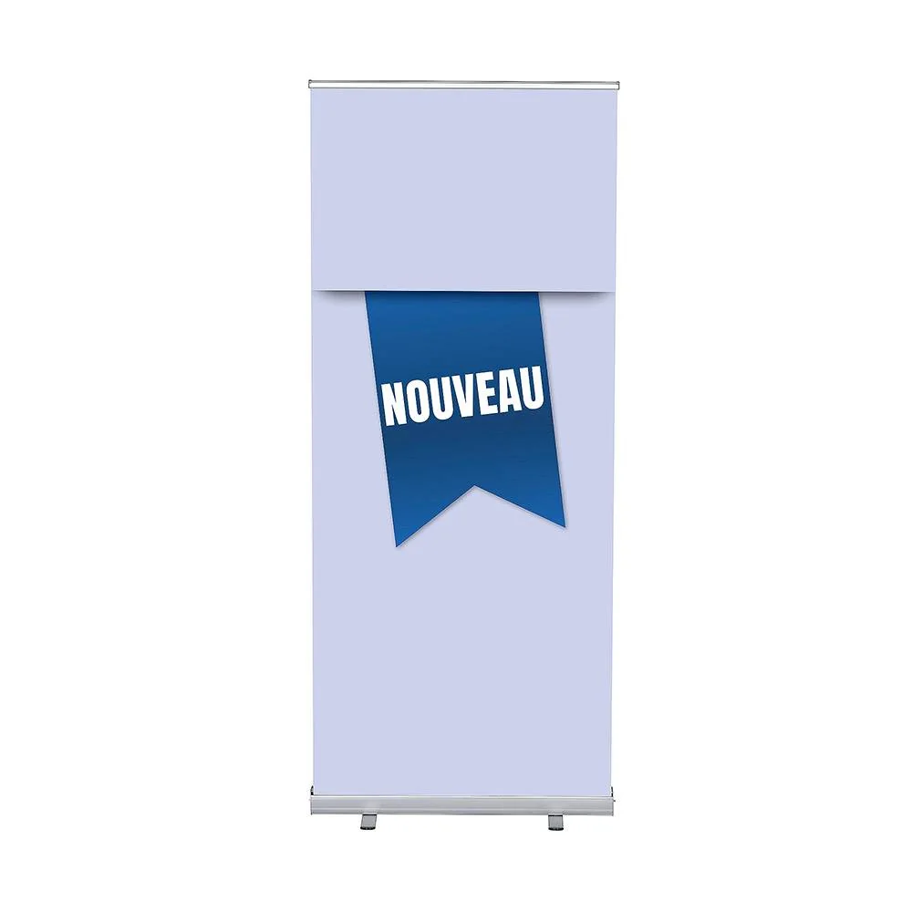 Roll-Banner Budget 85 Komplettset Neu Blau Französisch