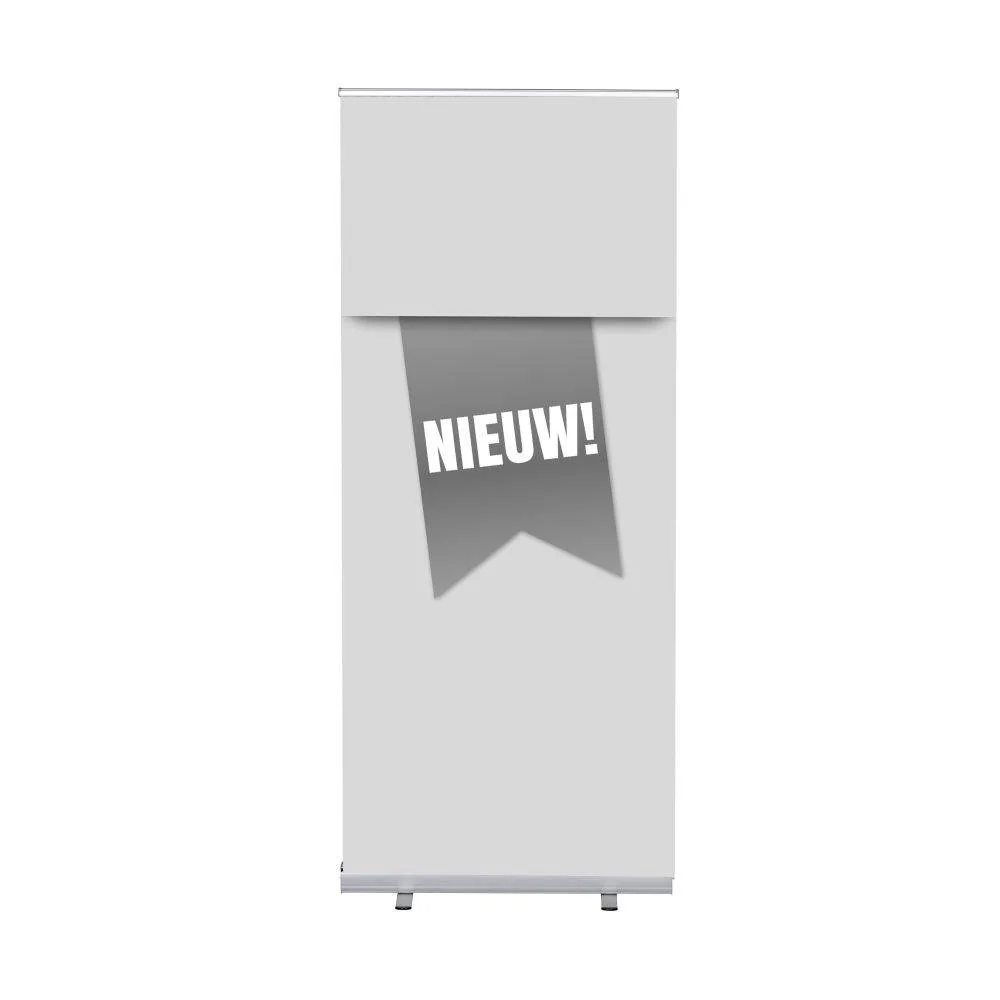 Roll-Banner Budget 85 Komplettset Neu Grau Niederländisch