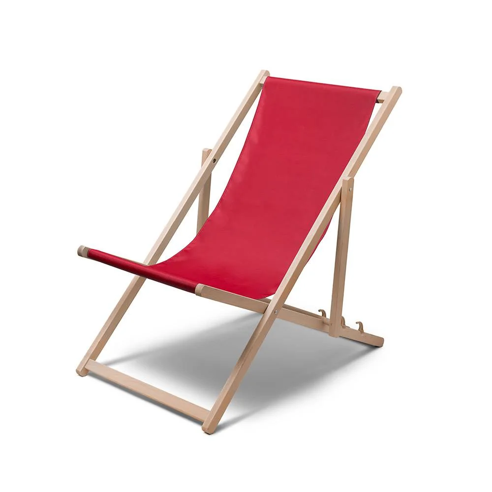 Liegestuhl Relax Classic Rot
