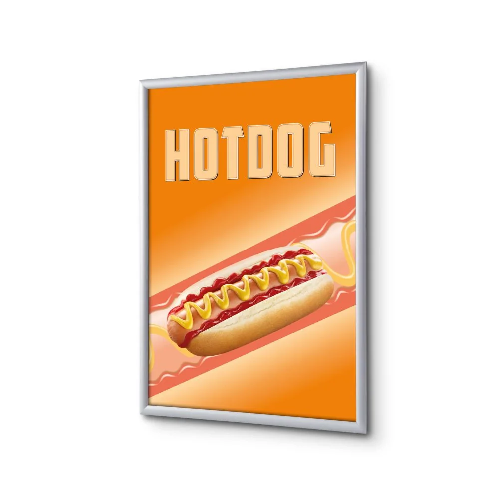 Klapprahmen A1 Komplettset Hot Dog Englisch