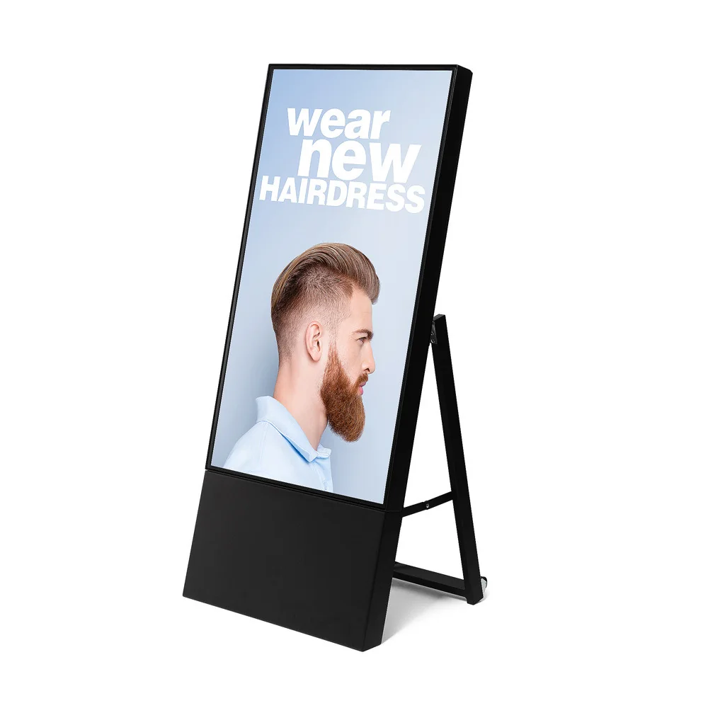 Digitaler Kundenstopper Smart Line 43" mit Samsung-Bildschirm Schwarz