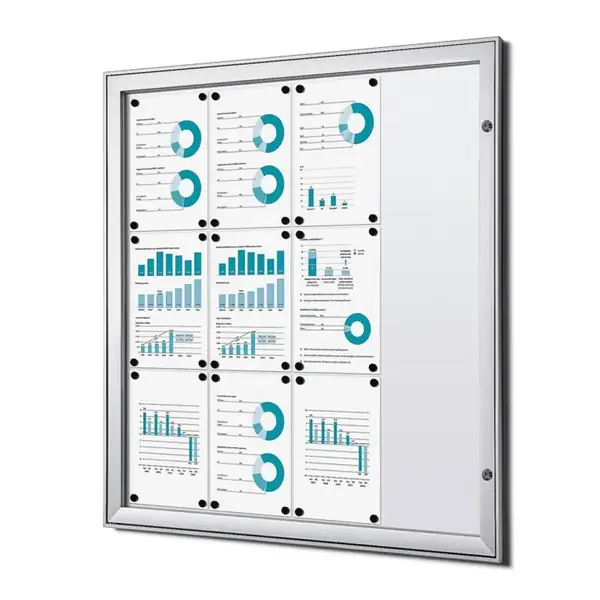 Schaukasten Innen/Außen 12xA4 B1 geprüft