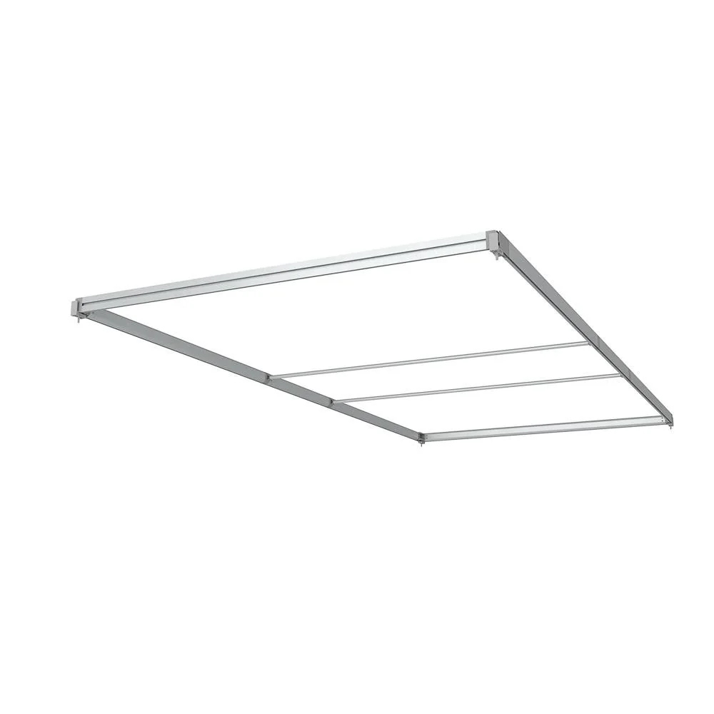 FlexFrame Dach 120 x 250 cm Silber (inkl. Extension Set 50 cm)