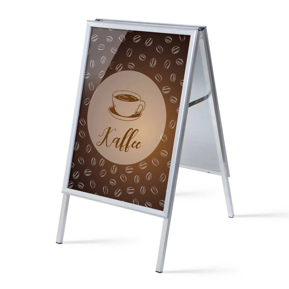 Kundenstopper A1 Komplettset Kaffee Deutsch