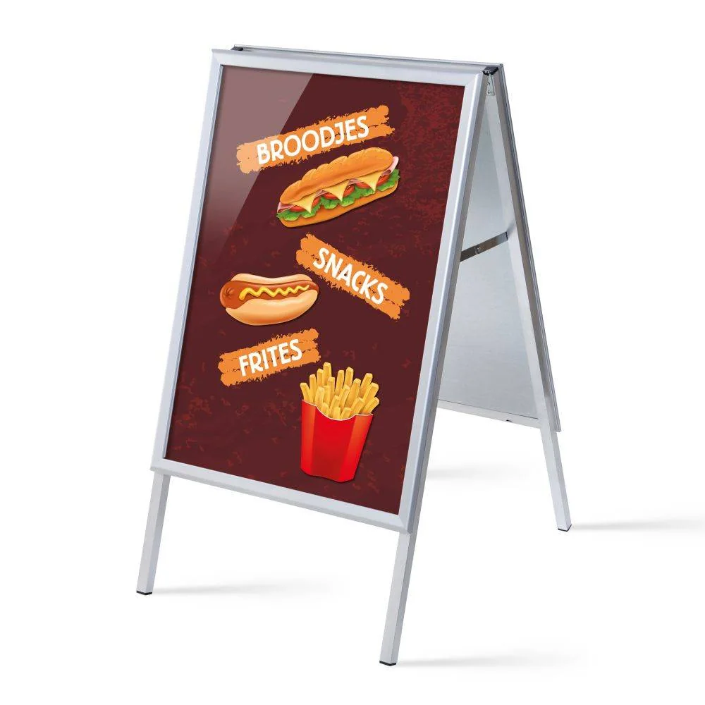 Kundenstopper A1 Komplettset Snacks Niederländisch