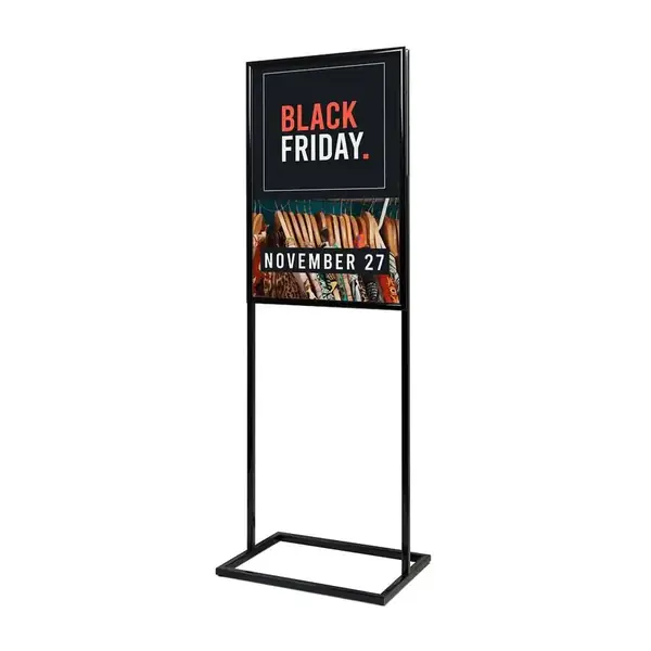Poster Display Dekor Click A1 Doppelseitig Schwarz