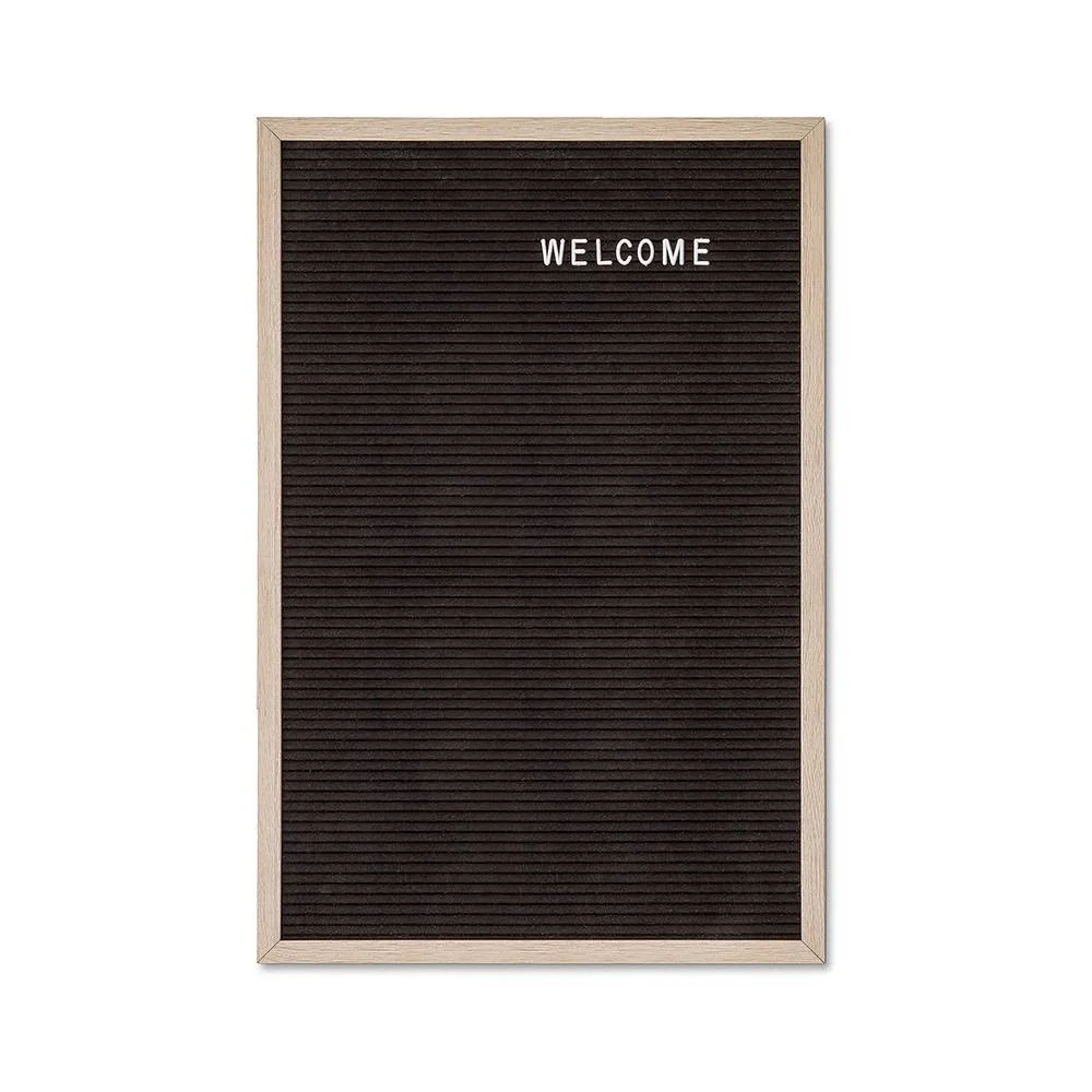 Letterboard Schwarz 40 x 60 cm