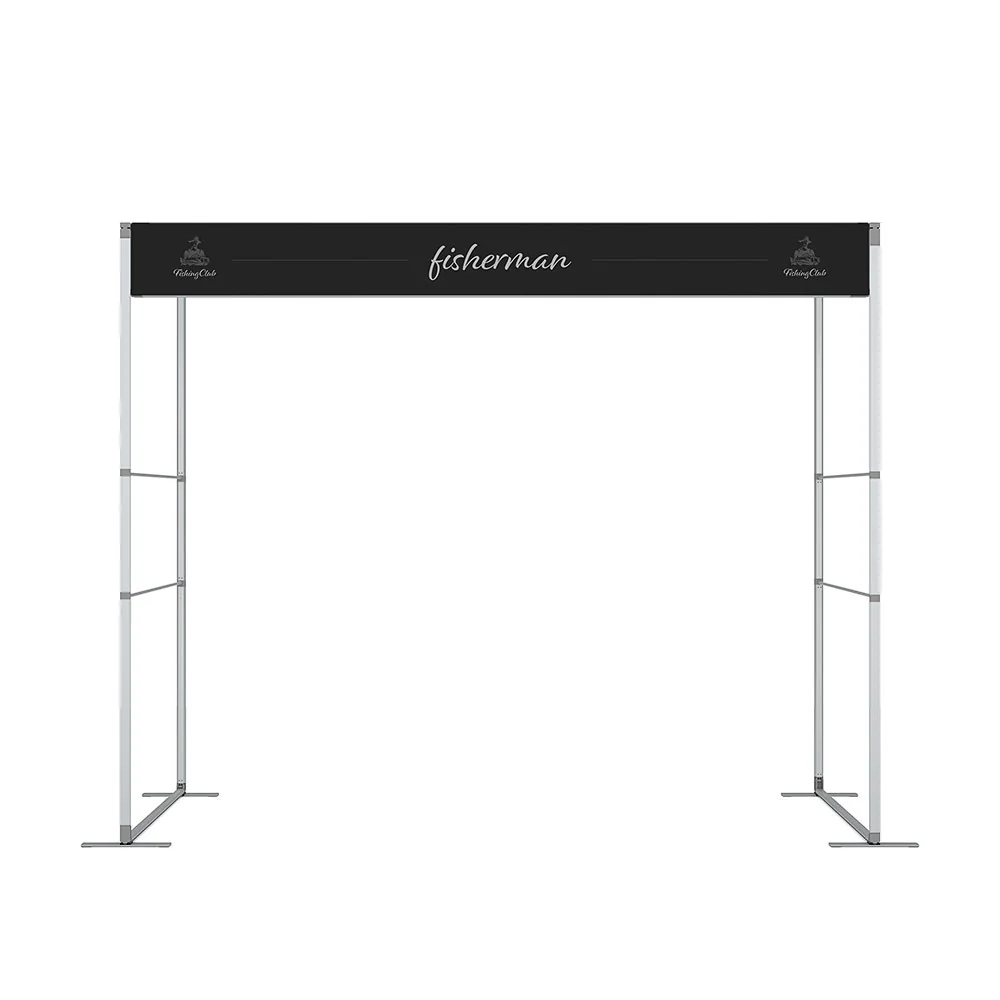 FlexFrame Banner 300 x 30 cm Silber