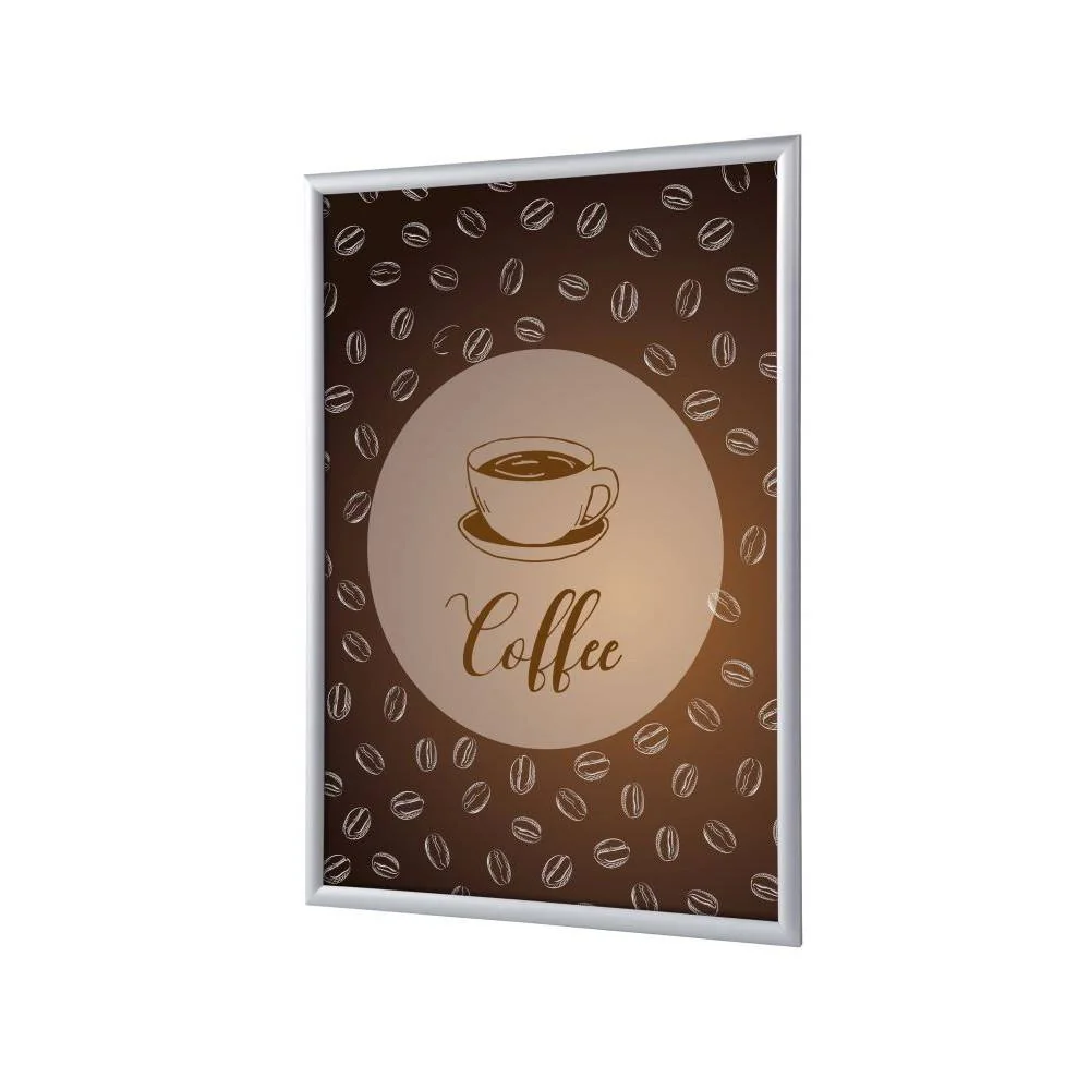 Klapprahmen A1 Komplettset Kaffee Englisch